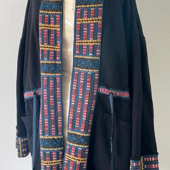 JOHNNY WAS Embroidered TIA Hooded Anorak Coat XL - Picture 2 of 4